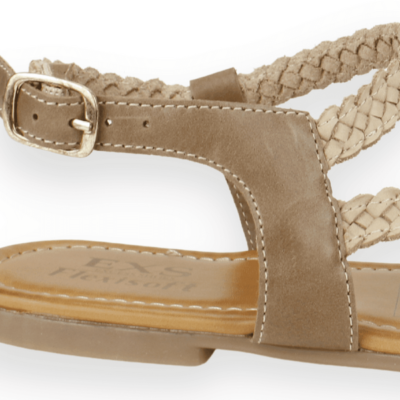 Sandalia Exs Emi Cuero Beige