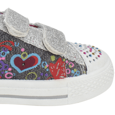 Zapatilla Verazzi Corazones Gris