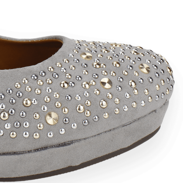 Zapatos New Walk Tachas Gris 4 Zapatos New Walk Tachas Gris - Outlet en Elige Tu Número