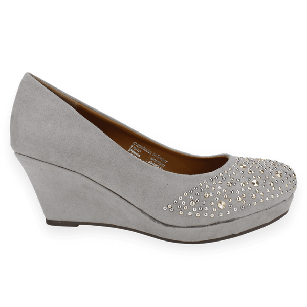 Zapatos New Walk Tachas Gris 1 Zapatos New Walk Tachas Gris - Outlet en Elige Tu Número