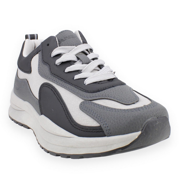 Zapatilla New Walk Bicolor Gris 2 Zapatilla New Walk Bicolor Gris