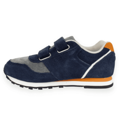 Zapatilla Nat Geo Kids Cuero Azul Marino