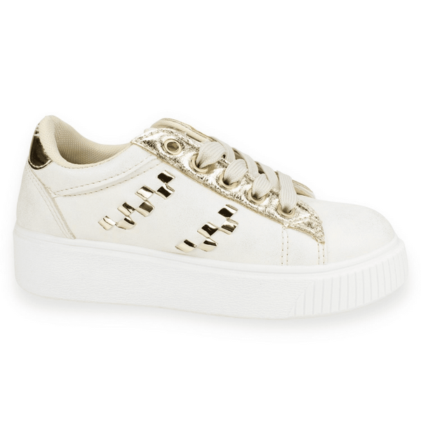 Zapatilla Nat Geo Kids Zig-Zag Dorada 1 Zapatilla Nat Geo Kids Zig-Zag Dorada