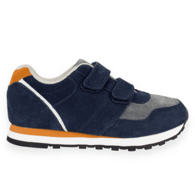 Zapatilla Nat Geo Kids Cuero Azul Marino