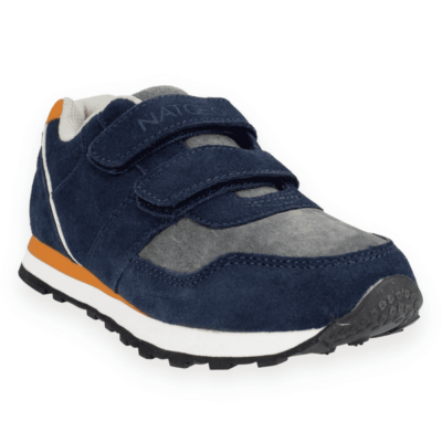 Zapatilla Nat Geo Kids Cuero Azul Marino