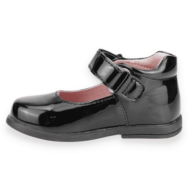 Zapato Nat Geo Kids Símil Charol Negro 3 Zapato Nat Geo Kids Símil Charol Negro