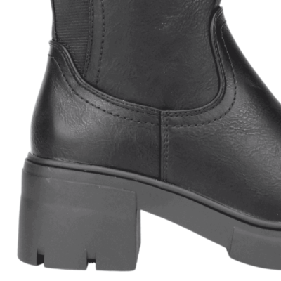 Bota New Walk Plataforma Negra - Imagen 4