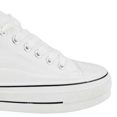 Zapatilla New Walk Lona Napa Blanca - Imagen 4