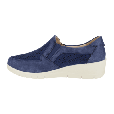 Zapatilla New Walk Troquelada Azul - Imagen 3
