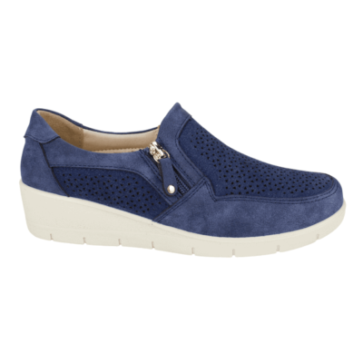 Zapatilla New Walk Troquelada Azul