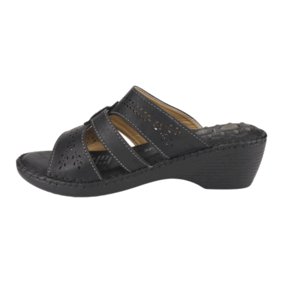 Sandalia New Walk Confort Negra - Imagen 3