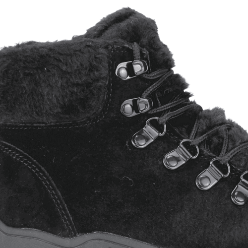 Botín Nat Geo Pelú Cuero Negro 4 Botín Nat Geo Pelú Cuero Negro - Imagen 4