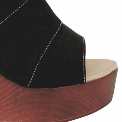 Sandalia New Walk Totoralillo Negra - Imagen 4