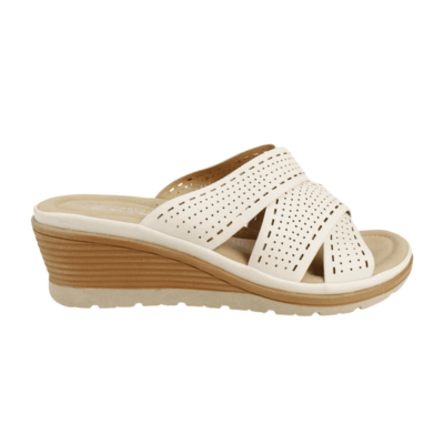 Sandalia New Walk Iris Confort Beige