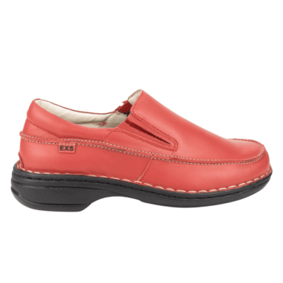 Mocasín Exs Cuero Rojo - Mocasines y Alpargatas en Elige Tu Número