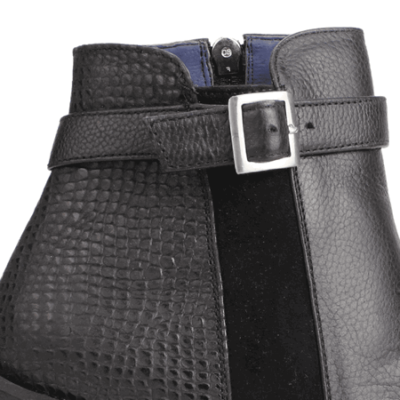 Botín Exs Broche Reptil Cuero Negro 7 48c82c85 9fc3 42dc b637 f79a80a31f16 jp5038 90 4