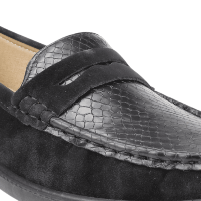 Mocasín New Walk Reptil Negro - Imagen 4