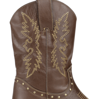 Bota Exs Vaquera Cuero Café - Imagen 5