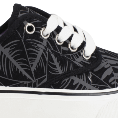 Zapatilla New Walk Lona Oahu Negra - Imagen 4