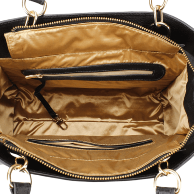 Cartera Versace 1969 Cuero Tachas Negra - Carteras Mujer en Elige Tu Número
