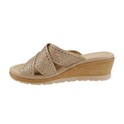Sandalia New Walk Iris Confort Taupe - Imagen 3