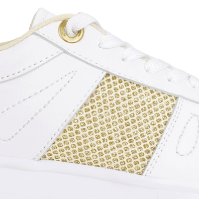 Zapatilla Kanna & Co Shine Plataforma Dorada - Imagen 4