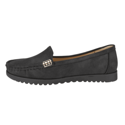 Mocasín New Walk Hela Negro - Imagen 3