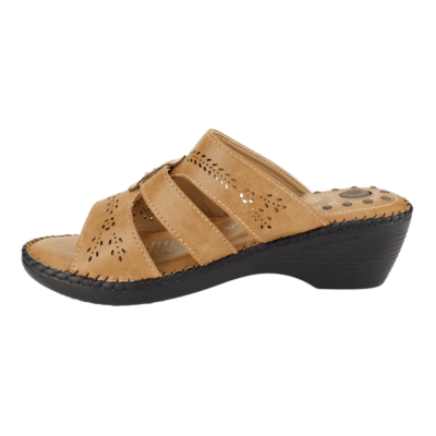 Sandalia New Walk Confort Camel - Imagen 3