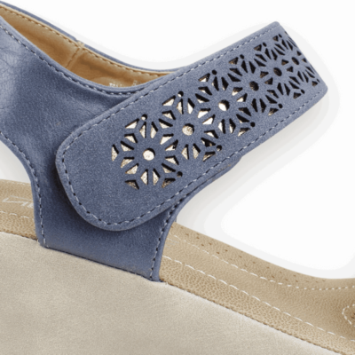 Sandalia New Walk Athenea Azul - Imagen 4