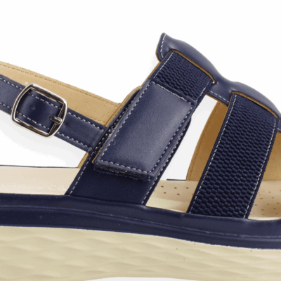 Sandalia New Walk Cintas Azul Marino - Imagen 4