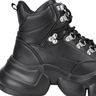 Zapatilla New Walk Chunky Negra - Imagen 4