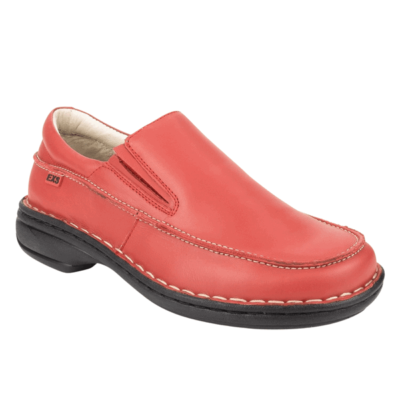 Mocasín Exs Cuero Rojo - Mocasines y Alpargatas en Elige Tu Número