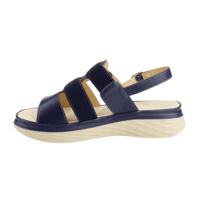 Sandalia New Walk Cintas Azul Marino - Imagen 3