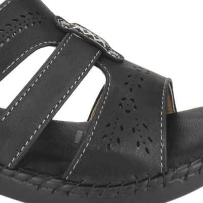 Sandalia New Walk Confort Negra - Imagen 4