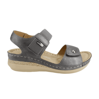 Sandalia New Walk Lisa Confort Gris
