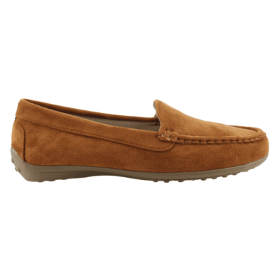 Mocasín New Walk Suede Confort Camel