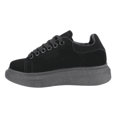 Zapatilla New Walk Plataforma Negra - Imagen 3