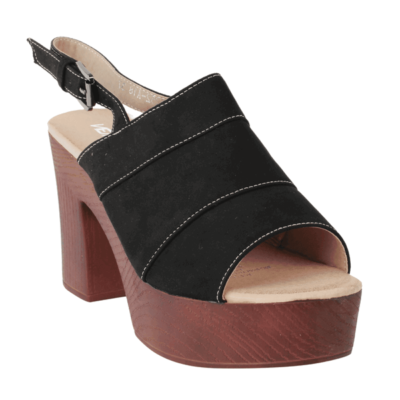 Sandalia New Walk Totoralillo Negra - Imagen 5
