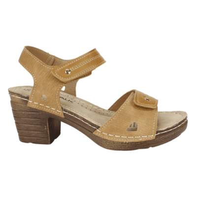 Sandalia New Walk Velcros Marrón