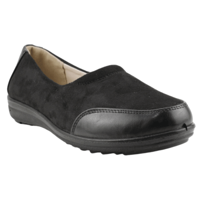 Ballerina New Walk Microfibra Negro