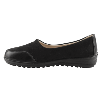 Ballerina New Walk Microfibra Negro