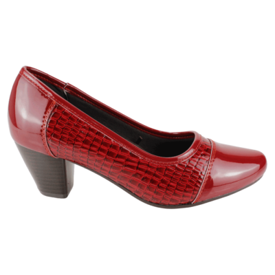 Zapato New Walk Reptil Shine Rojo