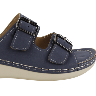 Sandalia New Walk Lili Confort Azul - Imagen 4