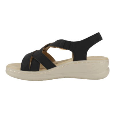 Sandalia New Walk Leonor Confort Negro - Imagen 3