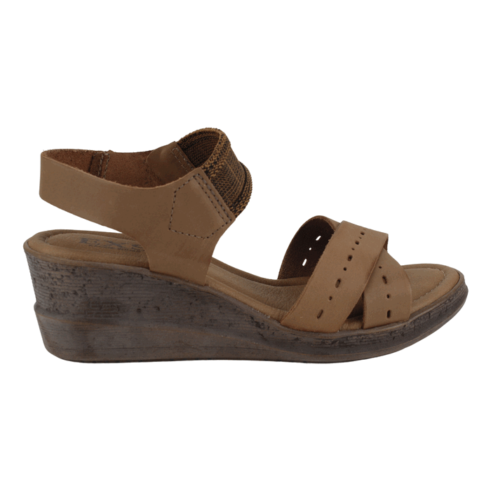 Sandalia Exs Elaztizada Cuero Café 1 Sandalia Exs Elaztizada Cuero Café