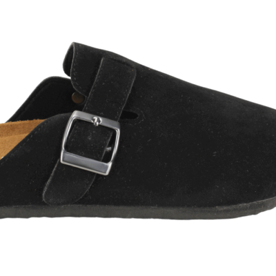 Zueco New Walk Suede Negro - Imagen 4