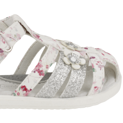 Sandalia Nat Geo kids Rosas Blanca - Imagen 4