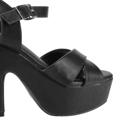 Sandalia New Walk Amalia Negra - Imagen 4