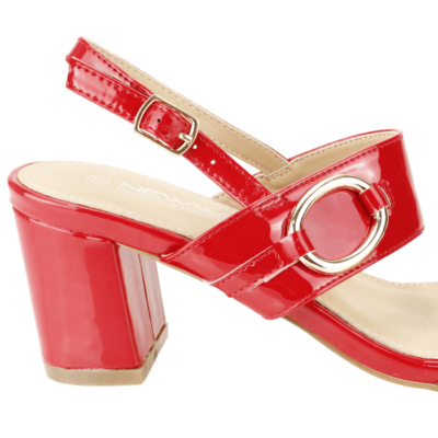 Sandalia New Walk Argolla Roja - Imagen 4
