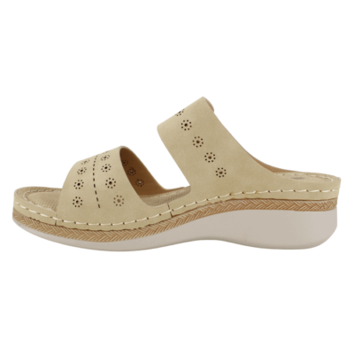 Sandalia New Walk Sol Confort Beige - Imagen 3